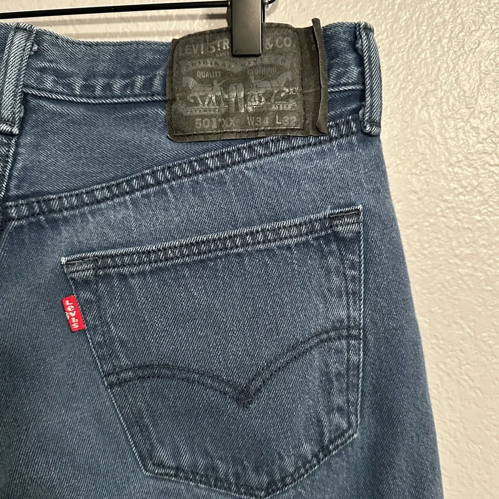 Levi’s 501xx 100% Cotton Made in Mexico Denim Jeans shrunk to 32x29
